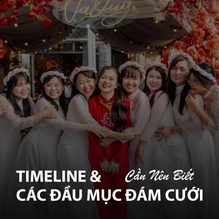 Lịch chuẩn bị đám cưới