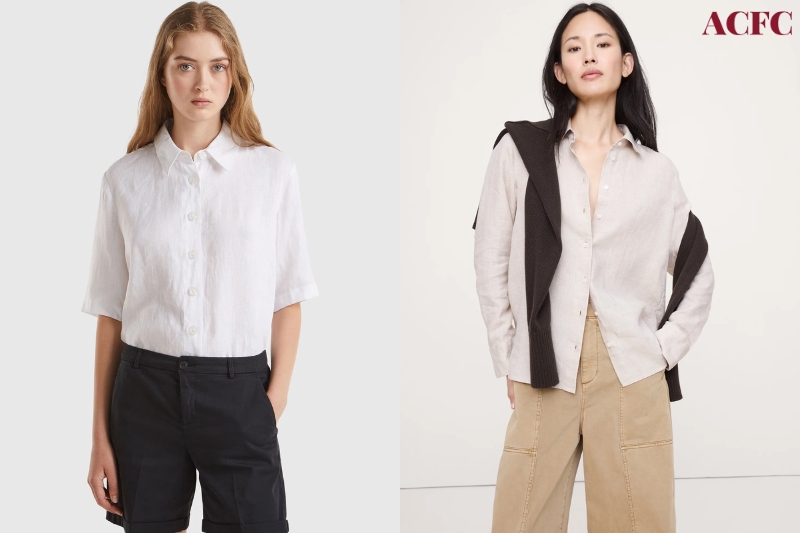 Áo Sơ Mi Linen Nữ Cho Những Ngày Cần Sự Nhẹ Nhàng Nhưng Vẫn Chỉn Chu