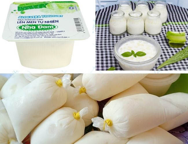 Sữa chua nha đam món tráng miệng thanh mát