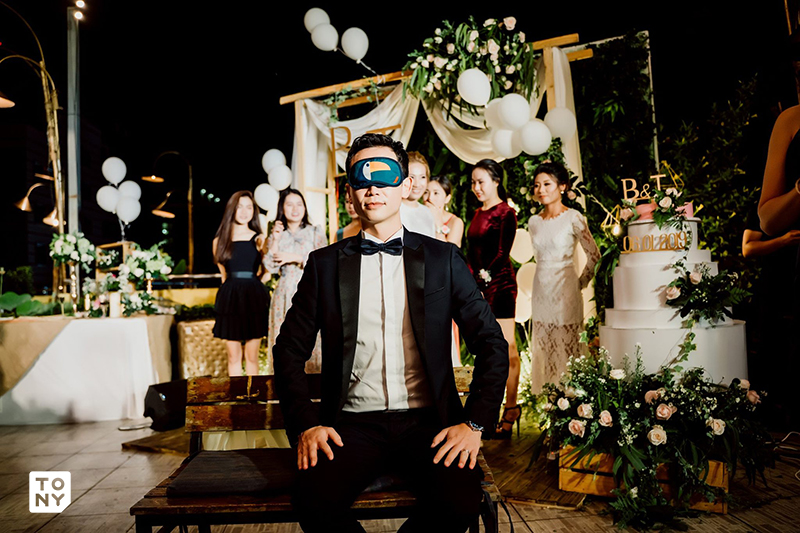 Không gian ngoài trời mang lại sự lãng mạn