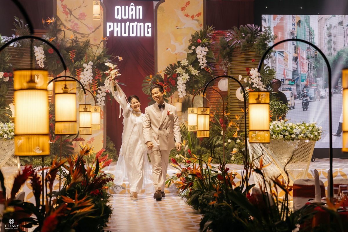 Trang trí đám cưới phong cách Indochine
