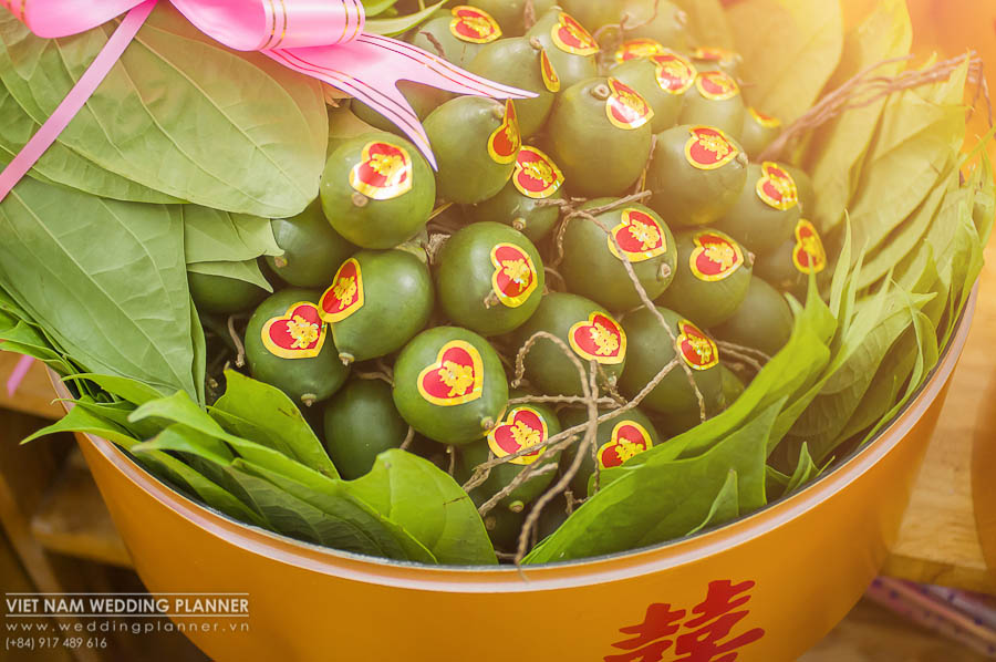 Mâm quả ngày ăn hỏi