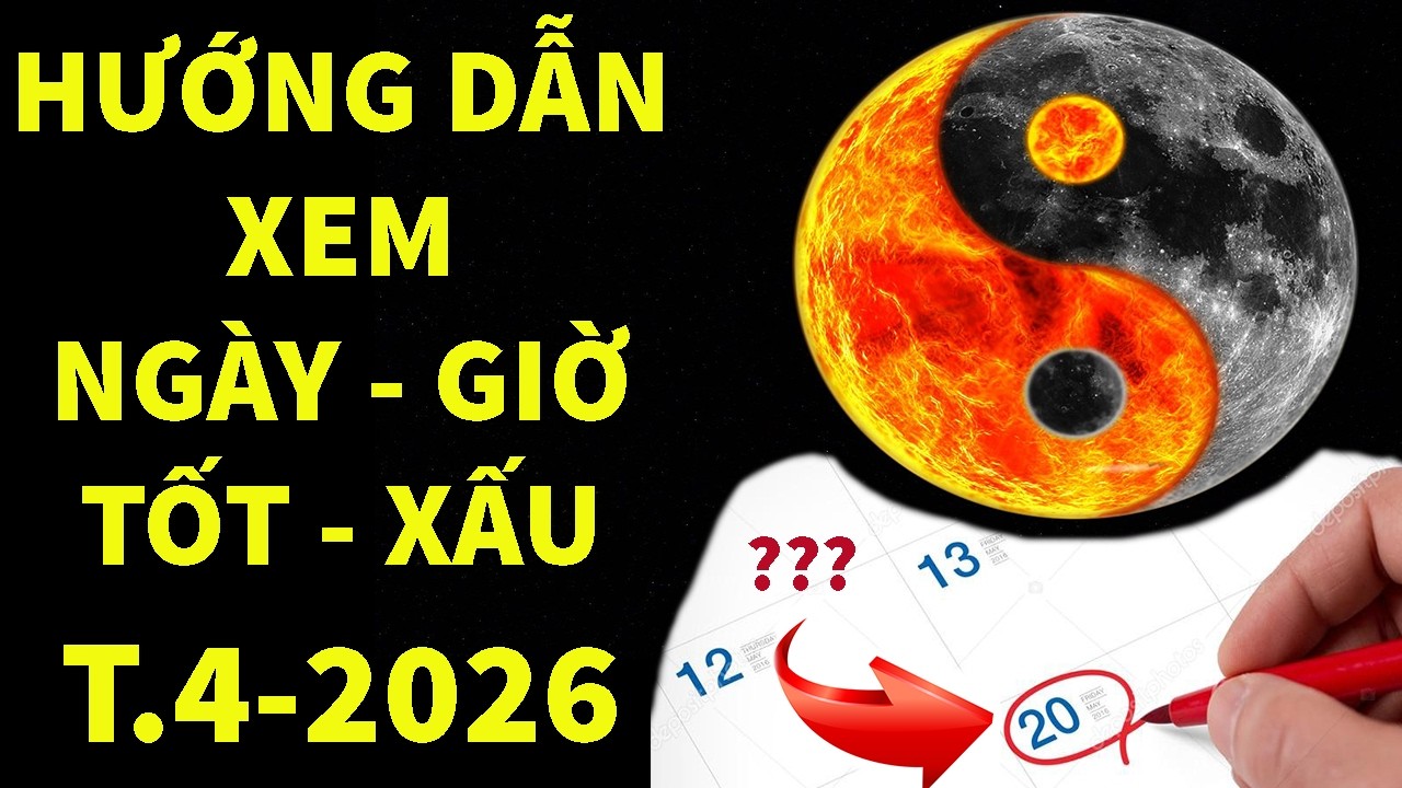 Ảnh lịch âm có đánh dấu ngày kiêng