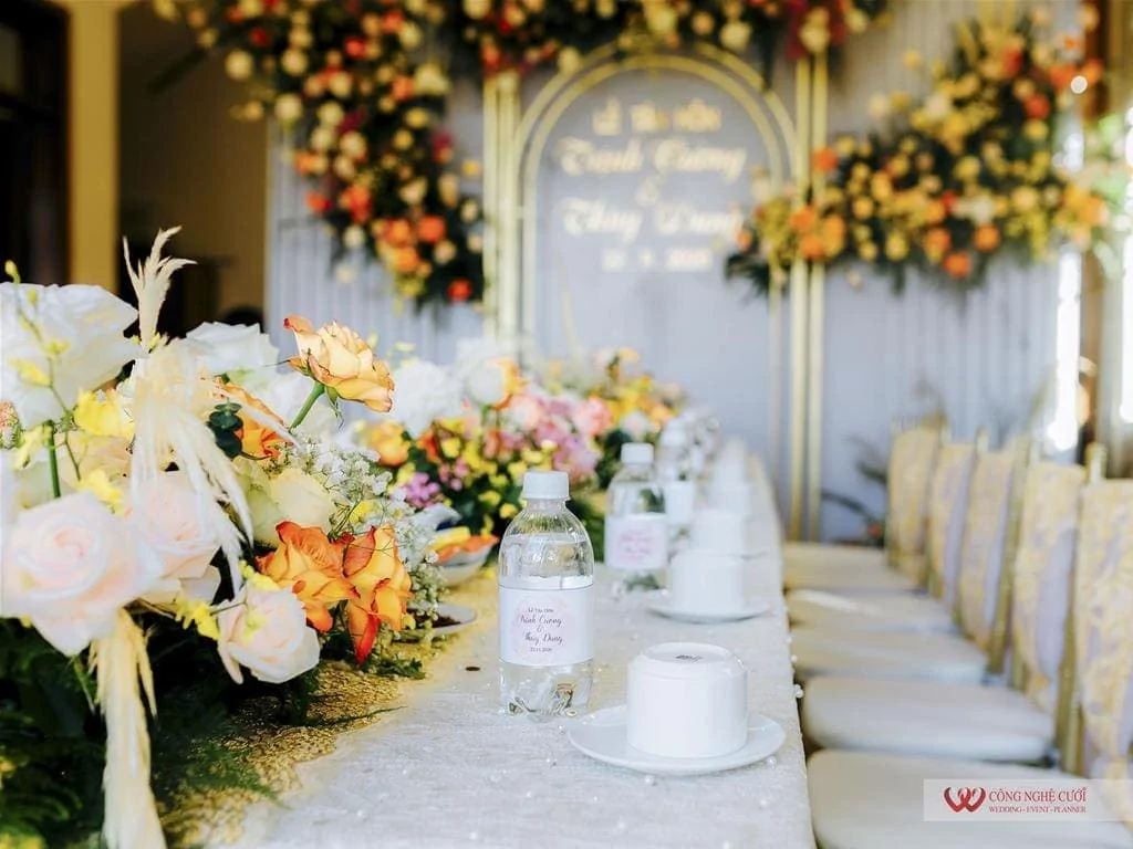 Đặt cỗ cưới tại nhà