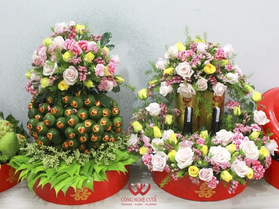 Cặp đôi chuẩn bị lễ cưới