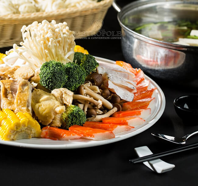 Thực đơn tiệc cưới cân bằng dinh dưỡng