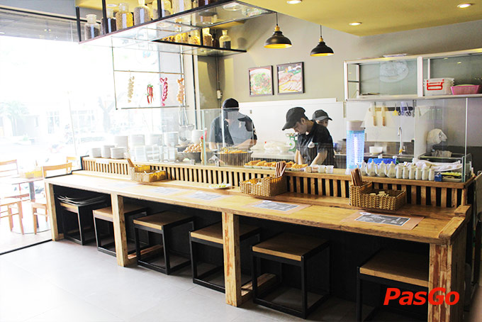 Không gian nhã nhặn và sang trọng tại nhà hàng