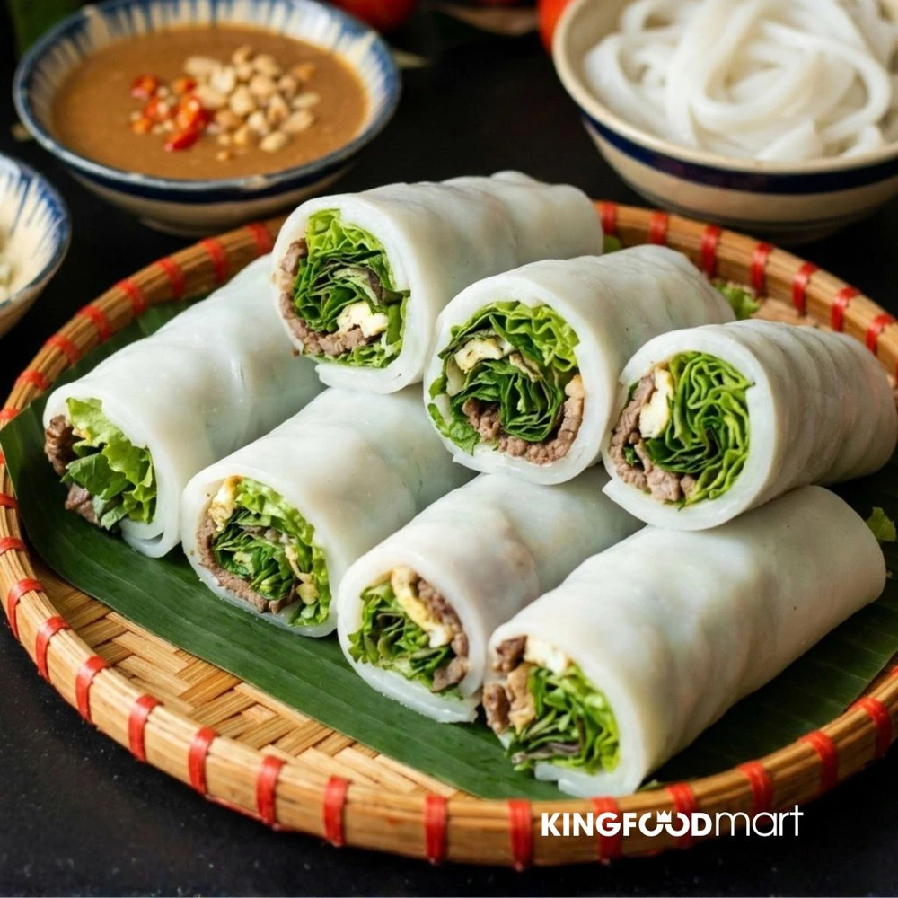 Phở cuốn thanh mát là biến tấu tuyệt vời từ nguyên liệu phở truyền thống