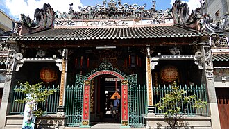 Hội quán Tuệ Thành Chùa Bà Thiên Hậu tại Chợ Lớn