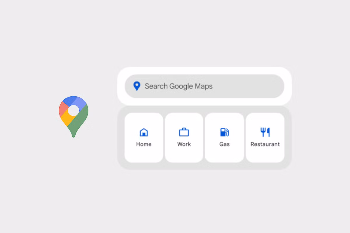 Thanh tìm kiếm trên Google Maps