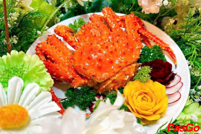 King Cua với nhiều món cua hấp dẫn