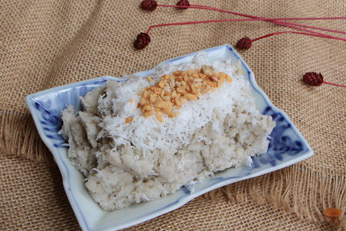 Chuối quết dừa là món dân dã nhưng phản ánh rõ vị ngọt béo của vùng sông nước