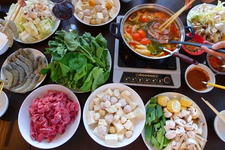 Món lẩu Thái khi hoàn thành