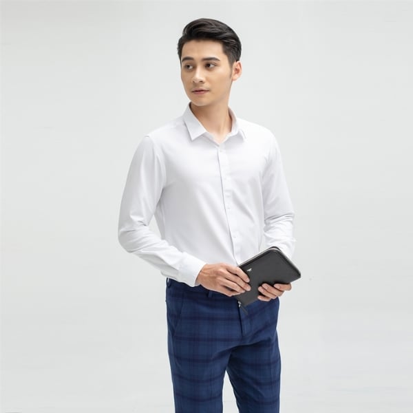 Quần tây áo sơ mi gọn gàng