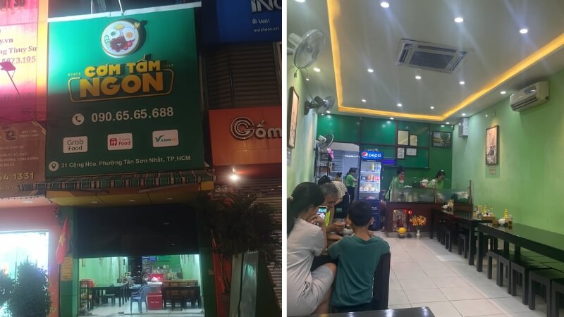 Cơm tấm bình dân no lâu