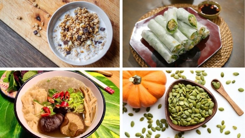 Thực đơn ngày 4 ăn chay giảm cân