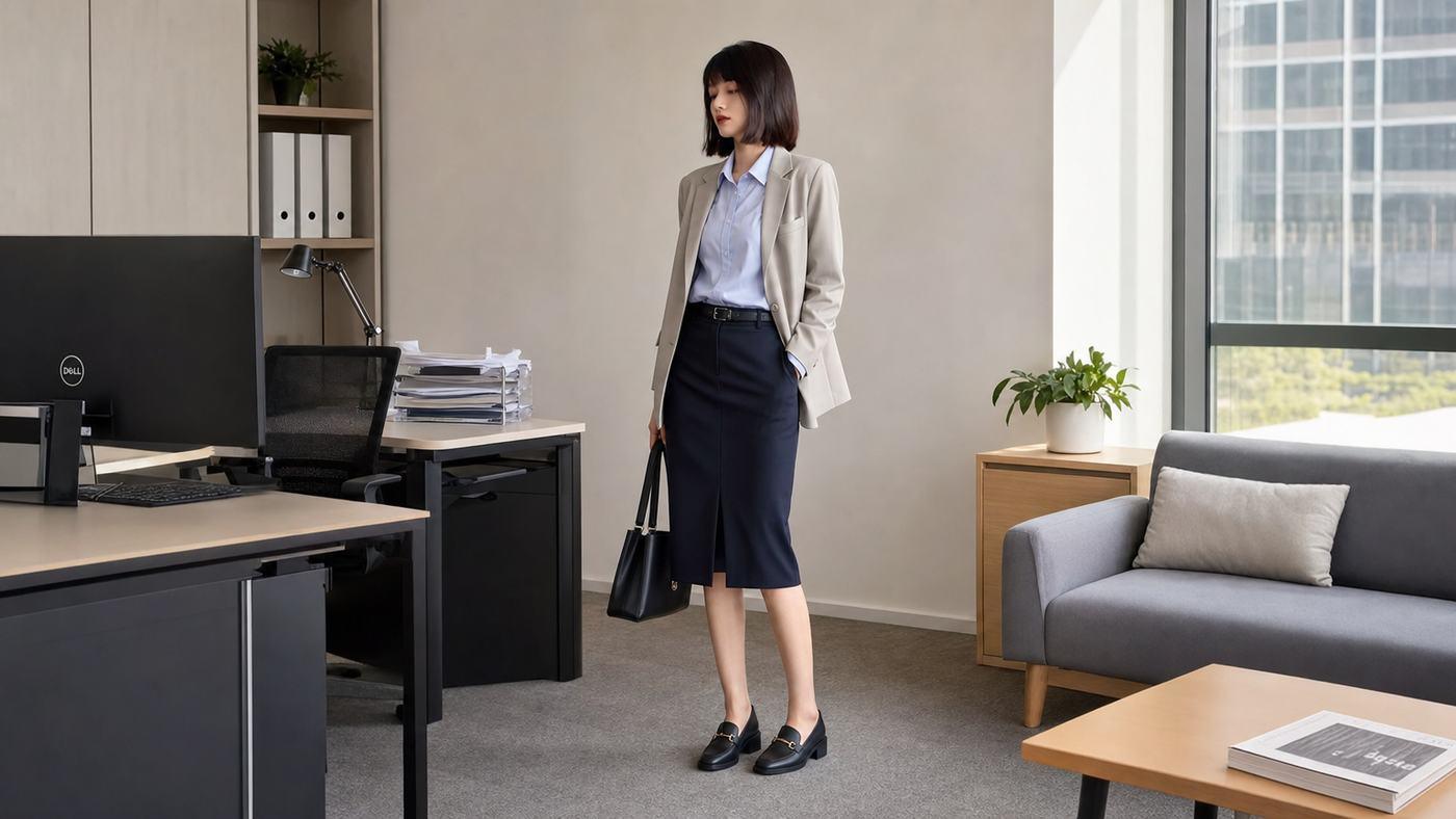 Outfit công sở cho văn phòng formal ưu tiên sơ mi quần may đo và blazer