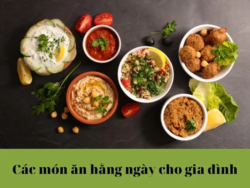 Thực đơn tuần dễ nấu