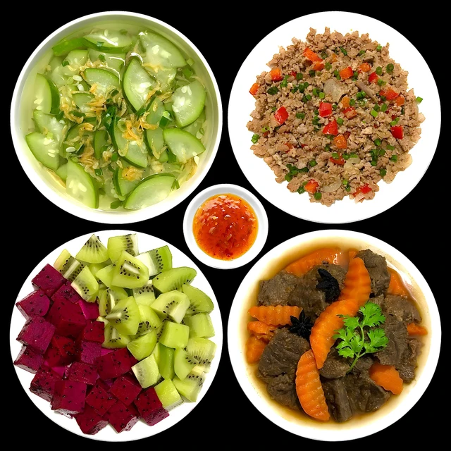 Gợi ý mâm cơm ngon mỗi ngày với nguyên liệu dễ mua