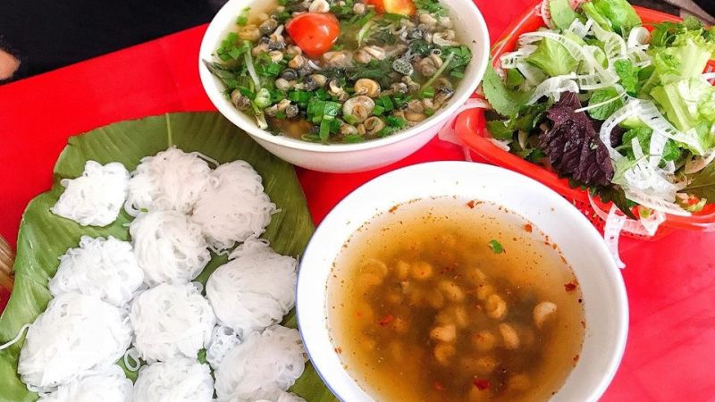 Bún ốc tại quán Cổ