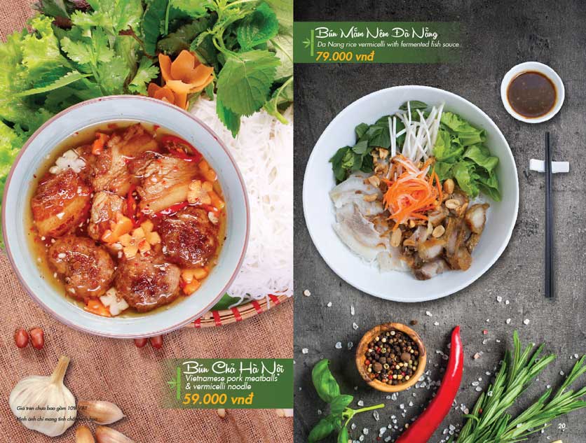 Menu VietStreet - Vincom Phạm Ngọc Thạch 5