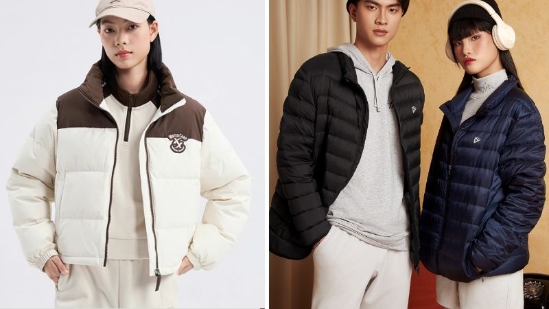 Cách phối đồ với áo phao thể thao