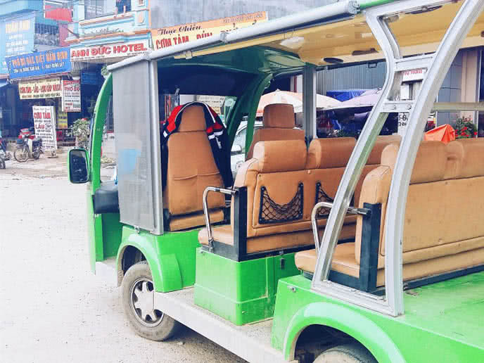 Di chuyển ở Sapa với taxi, xe máy và xe điện
