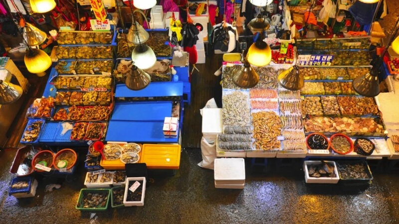 Chợ cá Noryangjin hiện đại