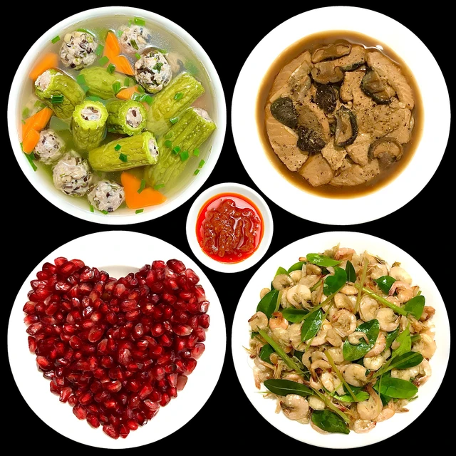 Mâm cơm ngon cho cả gia đình với các món dễ làm