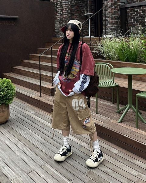 Áo thun form rộng cân dáng