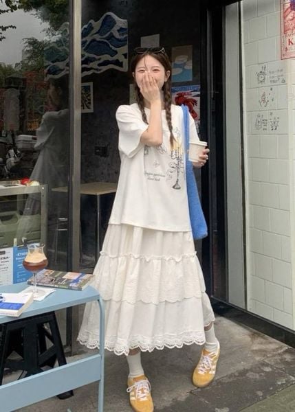 Mẹo phối áo form rộng nữ