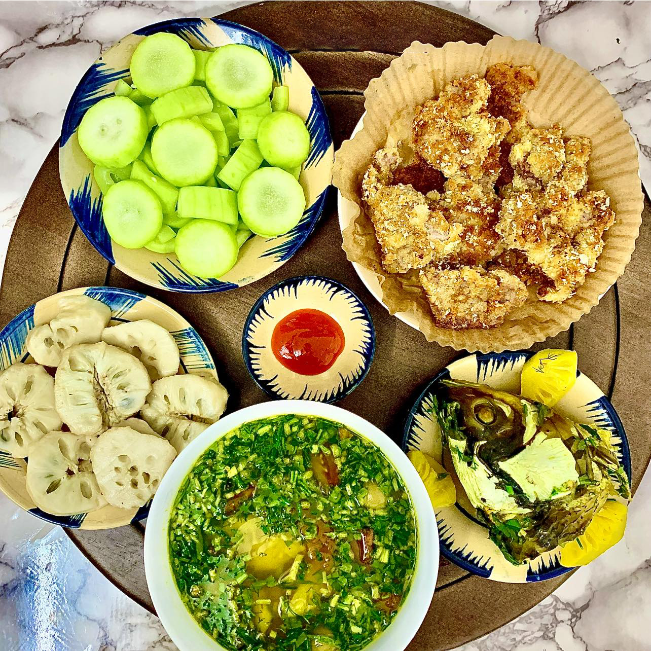 Bữa cơm nhà đủ chất với nguyên liệu mùa vụ phù hợp