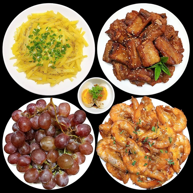Mâm cơm bình dân nhưng đủ đầy, phù hợp cho bữa tối gia đình