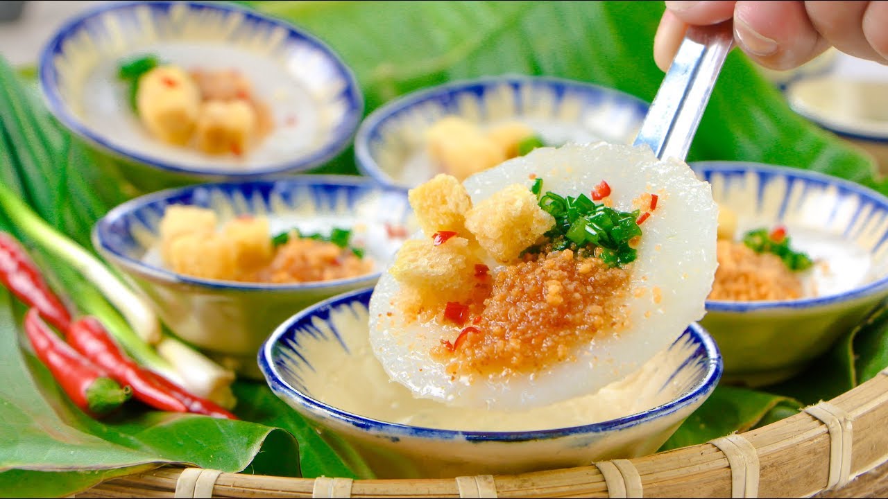 Bánh bèo mềm mịn ăn là ghiền