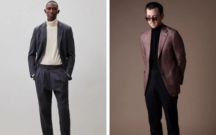Xu hướng diện suit không cần áo sơ mi phóng khoáng