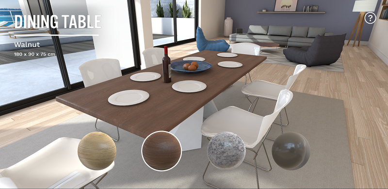 Ứng dụng không gian 3D tương tác trên nền tảng số