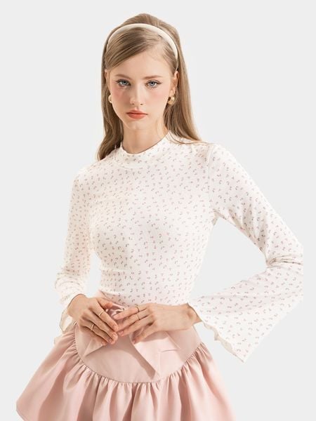 Váy jean mini xếp li kết hợp áo sát nách thanh lịch