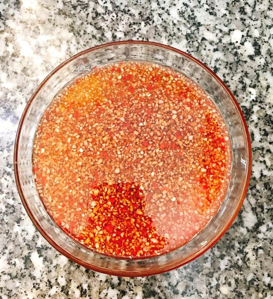 Nước chấm bánh xèo pha đúng tỉ lệ chuẩn vị