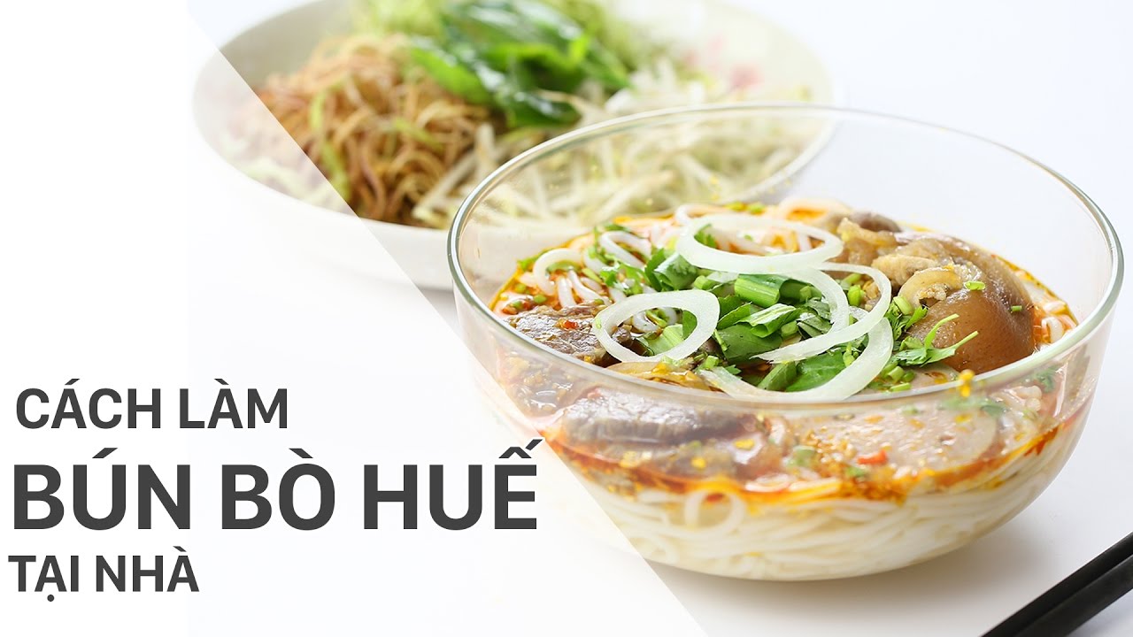 Nguyên liệu làm bún bò Huế