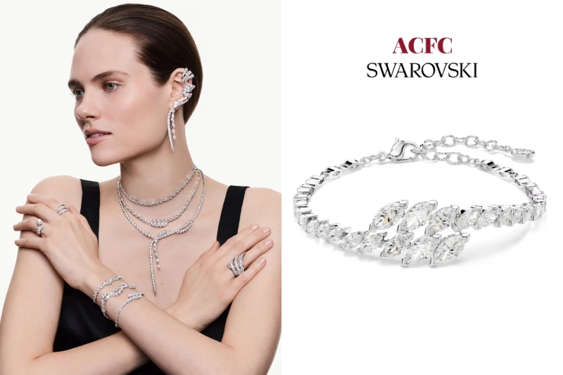 Vòng Tay Swarovski: Ánh Sáng Kiêu Kỳ Điểm Xuyết Nơi Cổ Tay