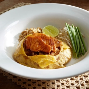 Quầy buffet chay tại trung tâm