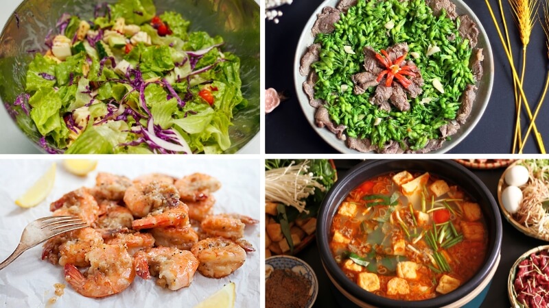 Thực đơn đãi khách kiểu hiện đại