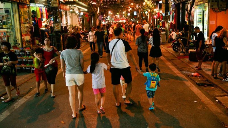 Đi dạo buổi tối trước khi ngủ