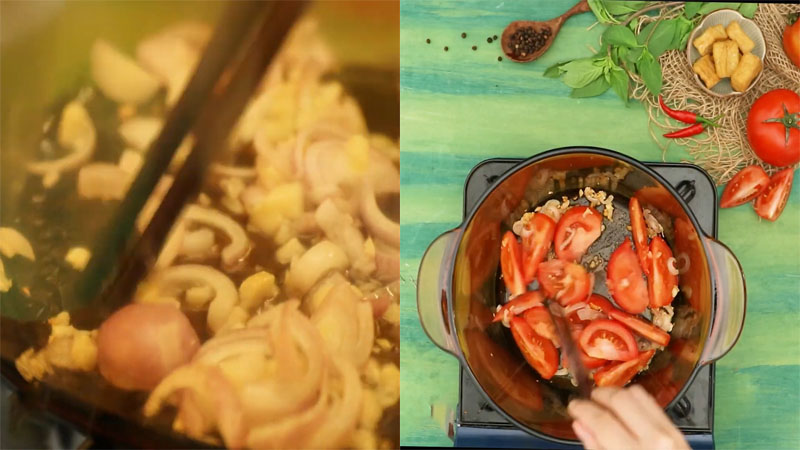 Làm sạch ốc bằng nước vo gạo