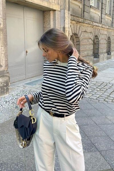 Parisian chic - Áo kẻ sọc Breton