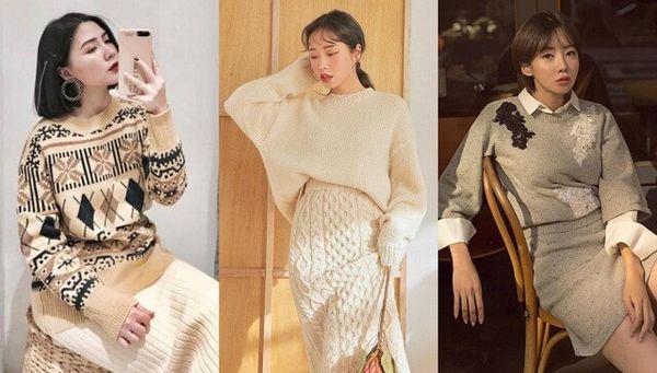 Phối màu đơn sắc tạo hiệu ứng trục dọc liền mạch kéo dài vóc dáng