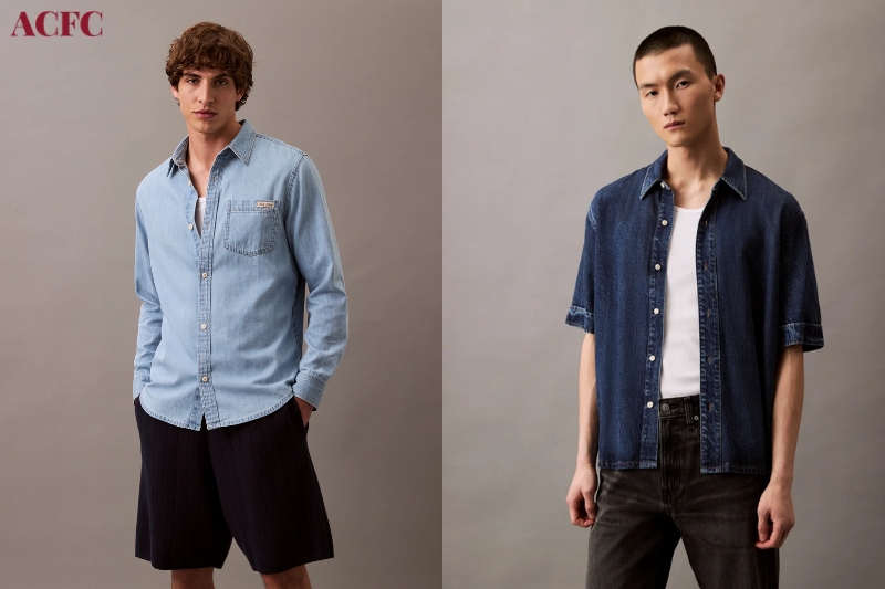 Áo Sơ Mi Denim Nam Và Sức Sống Bền Bỉ Của Một Item Mang Chất Mỹ