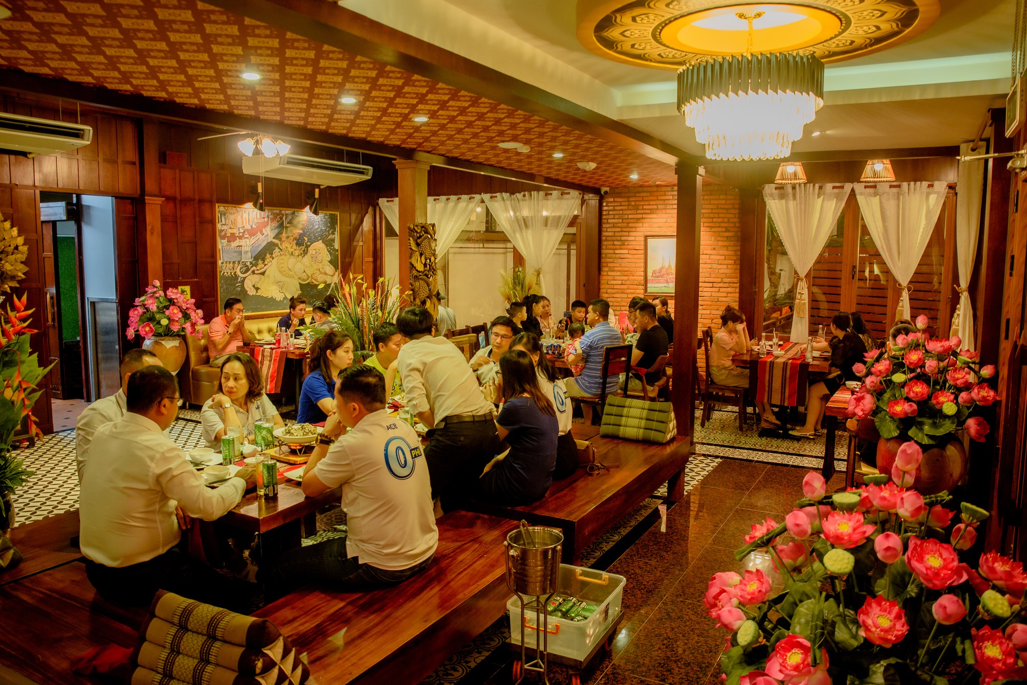 Không gian nhà hàng Thái