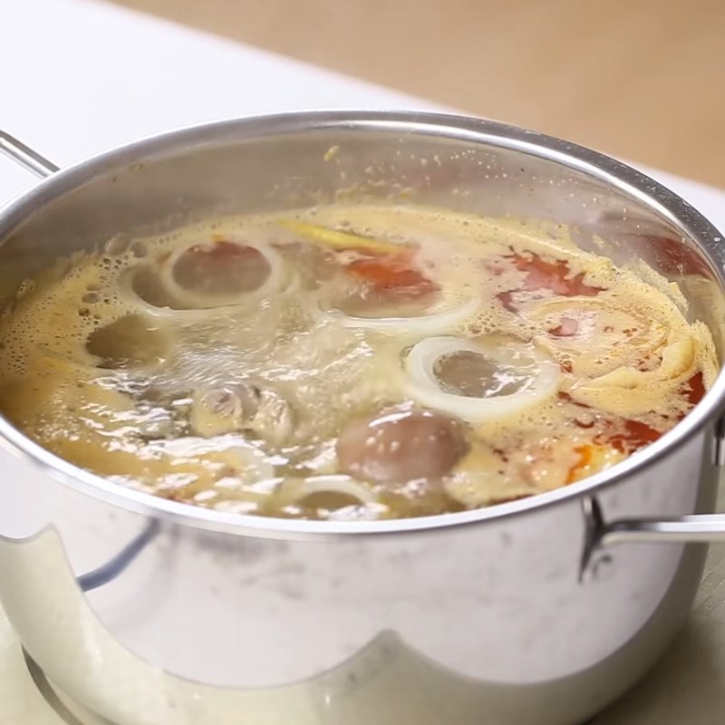 Bước 4 Hoàn thành Bún bò Huế