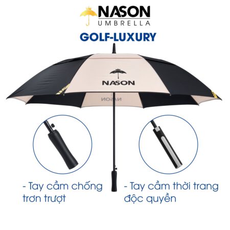 Ô dù Golf 2 tầng cao cấp 134cm Nason Umbrella Luxury